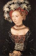 CRANACH, Lucas the Elder Portrait of a Young Woman dfg china oil painting artist